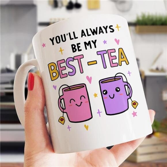 Moms Best Friend Coffee Mug - BEST-TEA  Gift‎ for Women  Mothers Day Gifts - Picture 5 of 5